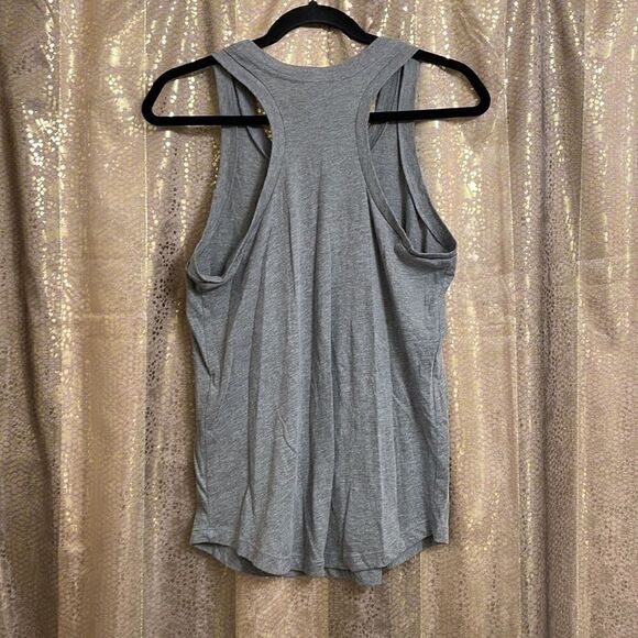 PINK Victoria’s Secret gray and rosegold/silver bling crest tanktop, size S EUC - Picture 4 of 4